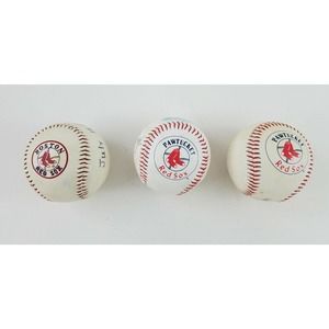 Boston Red Sox Pawtucket multi Signed Baseball and 2 others 3 total